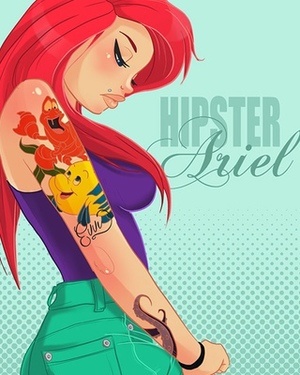 Tattooed Disney Princesses - Hipster, Glam, Pin-Up, and Gothic