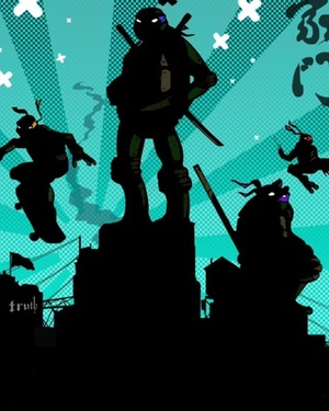 TEENAGE MUTANT NINJA TURTLES X Games Poster Art