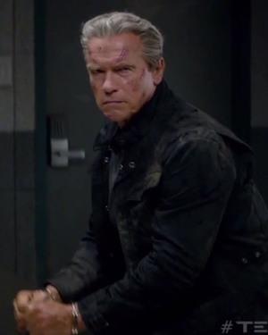 TERMINATOR GENISYS TV Features Arnold Fighting Arnold
