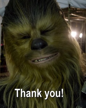 Thank You Video from the Set of STAR WARS: THE FORCE AWAKENS