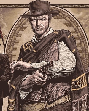 THE GOOD, THE BAD AND THE UGLY Poster Art by Chris Weston