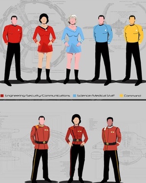 The Guide to STAR TREK Uniforms Infographic