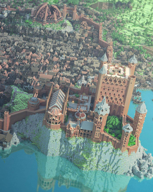 The Minecraft Version of GAME OF THRONES' Westeros is More Impressive Than Ever