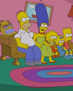 THE SIMPSONS and FUTURAMA Crossover Couch Gag