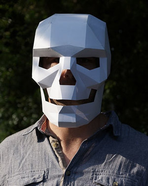 These Paper Polygon Masks Are Creepy, Cool, Amazing