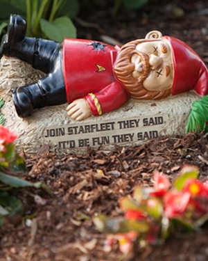These STAR TREK Garden Gnomes Are Hilarious