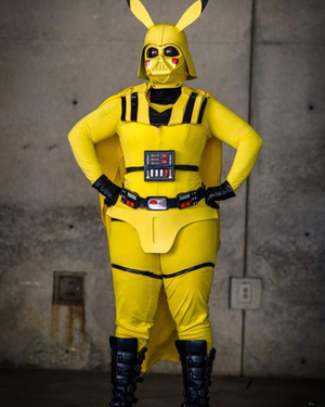 This Bonkers Cosplay Combines Darth Vader and Pikachu