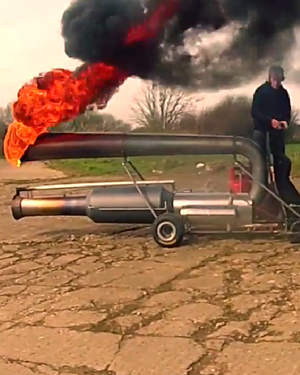 This Fire-Spewing Go Kart Looks Like Something Out of MAD MAX