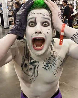 This Guy Might Be The First SUICIDE SQUAD Joker Cosplayer