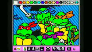 This Guy Spent Four Months Recreating the TMNT Cartoon Intro in MARIO PAINT