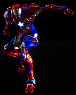 This Iron Patriot Action Figure Explodes with Patriotism 