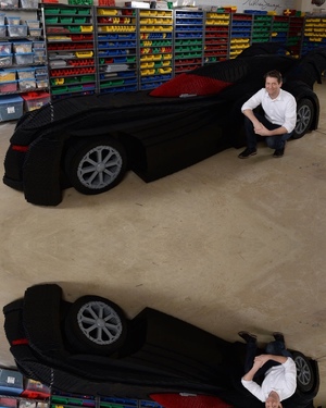 This LEGO Batmobile is as Big as a Car