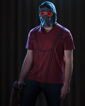 This Star-Lord T-Shirt Has a Helmet Hood With LED Eyes