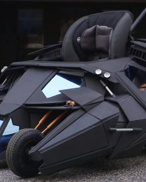 This Stroller Looks Exactly Like Batman's Tumbler Batmobile