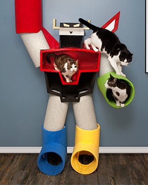 This VOLTRON Cat Condo Should be a Real Thing