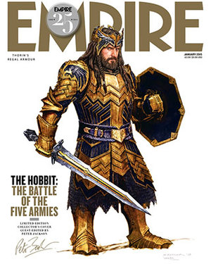 Thorin's Regal Armor in THE HOBBIT: THE BATTLE OF THE FIVE ARMIES