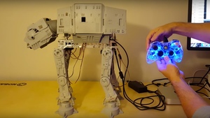 Vintage AT-AT Toy Brought to Life With Engineering Skills and Xbox Controller