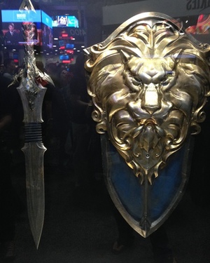 WARCRAFT Logo and Weapons Revealed at Comic-Con