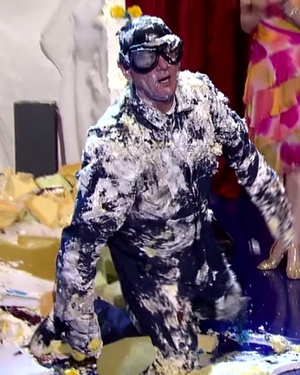 Watch Bill Murray Pop Out of a Cake for David Letterman