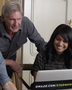 Watch: Harrison Ford Surprises Fans By Announcing Contest to Win Tickets to THE FORCE AWAKENS Premiere