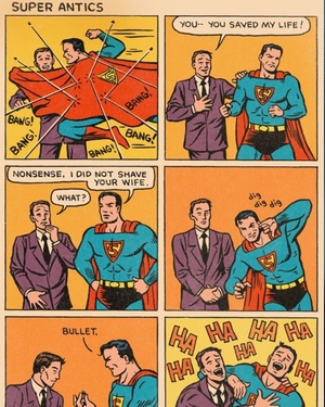 Why it's Important for Superman to Clean His Ears - Comic