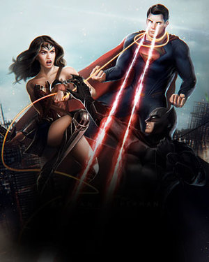Wonder Woman Joins the Battle in BATMAN V SUPERMAN Fan Art