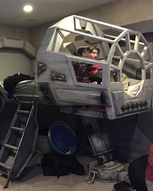 You're Allowed To Get Cocky If You Have This Millennium Falcon Bed