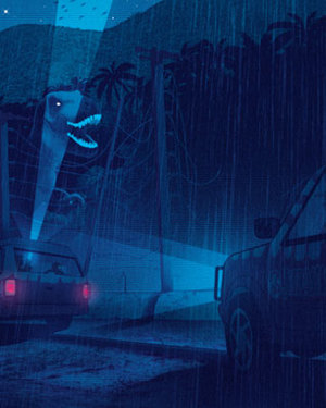 Cool JURASSIC PARK Poster Art - 