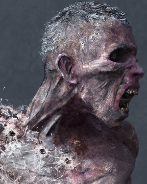 Zombie Shattering Production Art for WORLD WAR Z