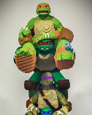 Life Size NINJA TURTLES LEGO Awesomeness