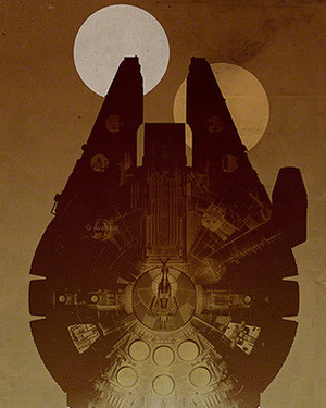 Fan Made STAR WARS Ship Poster Series