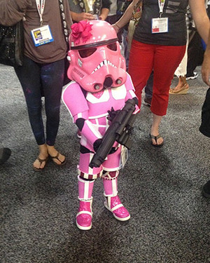 Pink Stormtrooper - Little Girl Cosplay