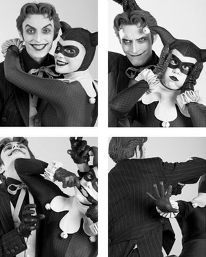 Joker and Harley Cosplay Photo Shoot Reenactment