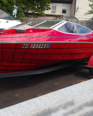 Custom Made Spider-Man Speedboat