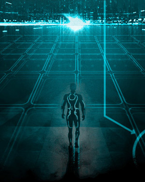 Fan-Made Movie Poster Art for TRON: LEGACY, LOOPER, and More