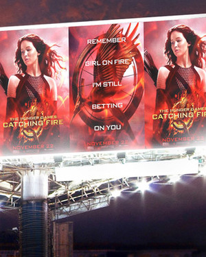 New HUNGER GAMES: CATCHING FIRE Poster