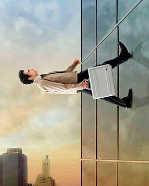 Moon and Building Walking Posters for THE SECRET LIFE OF WALTER MITTY