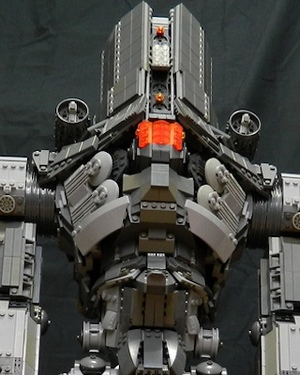 3-Foot-Tall LEGO PACIFIC RIM Jaeger Piloted by Minifigs