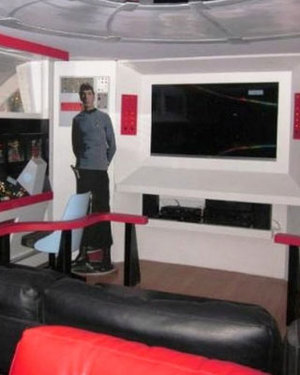 $30K Spent to Turn Basement into the USS Enterprise