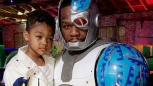 50 Cent Cosplayed as TEEN TITANS' Cyborg For His Son's Birthday