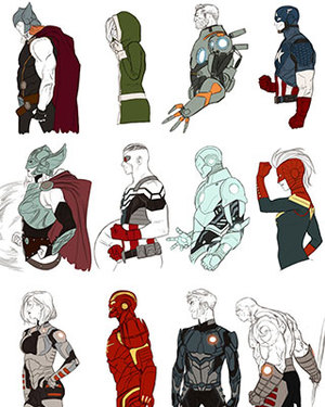 68 Marvel NOW! Portraits by Kris Anka