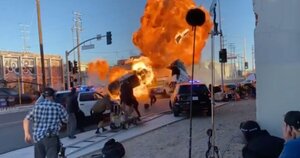 Explosive Video From the Set of Michael Bay's Upcoming Action Flick AMBULANCE