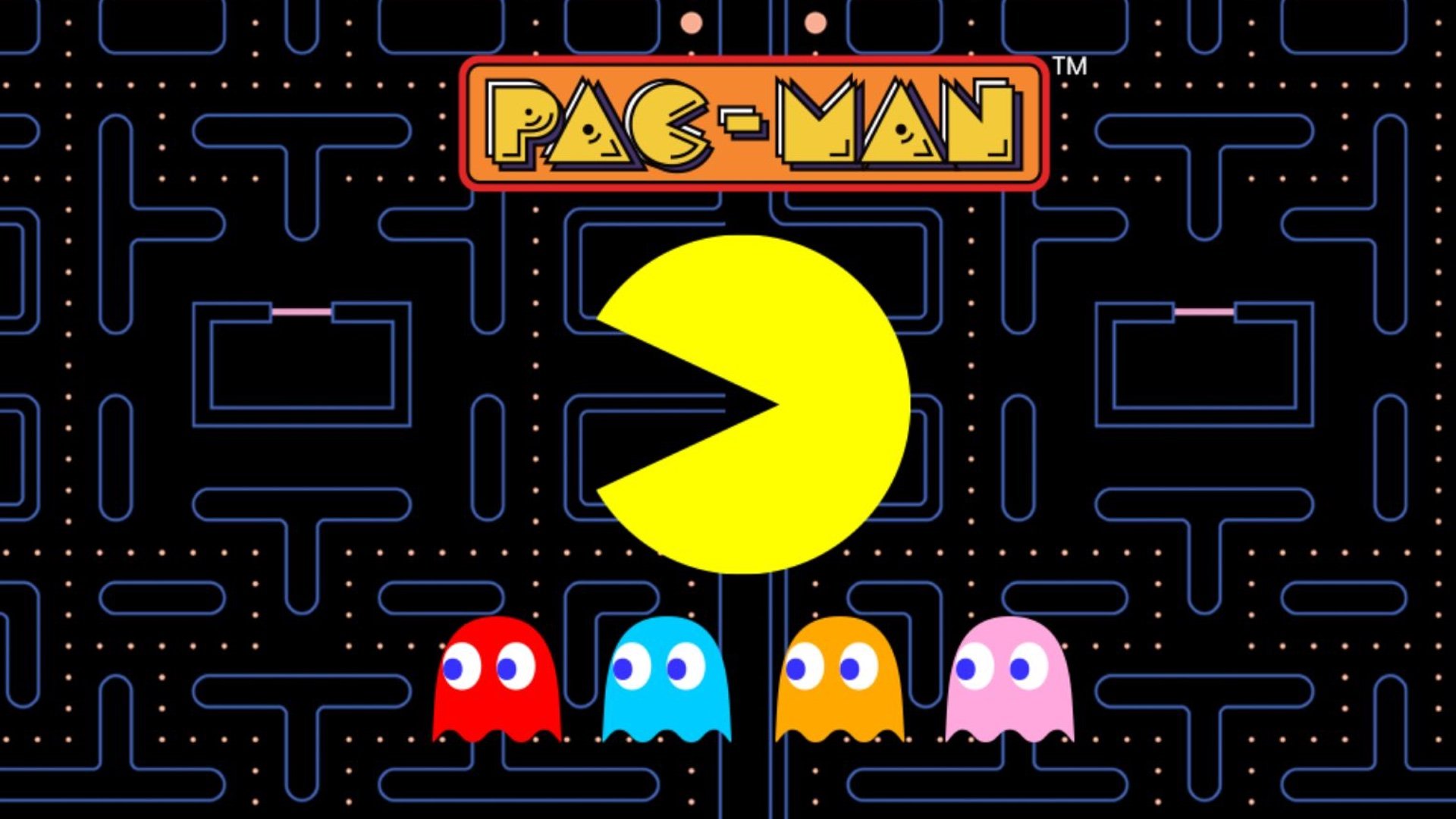 Miss pacman original video. Pacman 30th Anniversary. Pac-man 1980. Игра Пакман логотип. Pacman Gameplay.