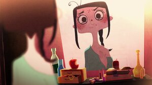 A Teenage Girl Sees The Worst in Herself in The Mirror in Powerful Animated Short MY BODY