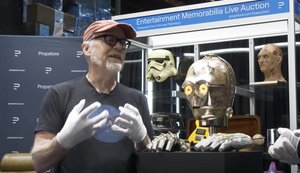 Adam Savage Geeks Out Over Original C-3PO Costume Pieces From STAR WARS