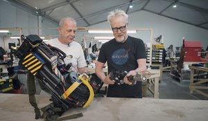 Adam Savage Inspects The Proton Pack Props From GHOSTBUSTERS: FROZEN EMPIRE