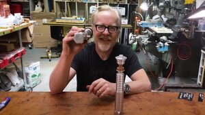 Adam Savage Shows Off The Very First Lightsaber Prop Replica That He Made