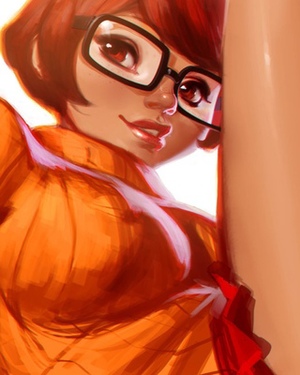 Adorable Digital Fan Art for Velma from SCOOBY-DOO