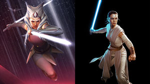 Ahsoka Tano is a Badass in STAR WARS Art Collection By David Tan