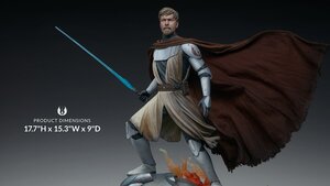 Amazingly Cool General Obi-Wan Kenobi Mythos Statue From Sideshow Collectibles